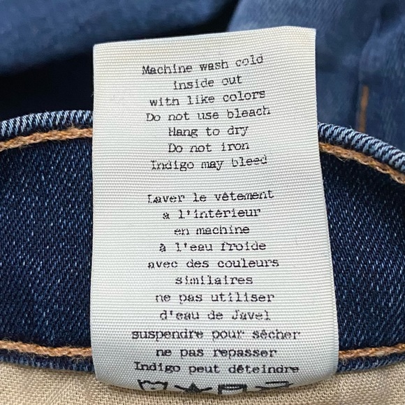 RAG & BONE W1526K089BMO Ankle  Skinny Jeans in Bloo Moon Color Size 30 - Picture 11 of 16